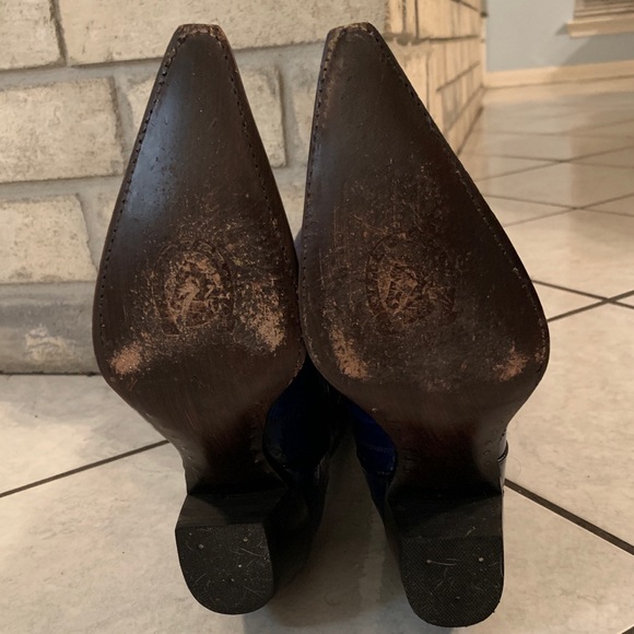Cobalt Blue cowboy boots - Picture 4 of 7